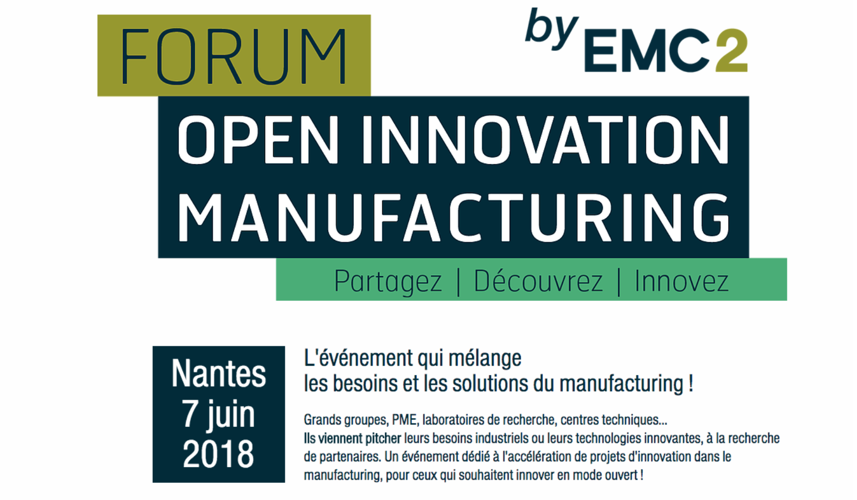 Forum open innnovation manufacturing